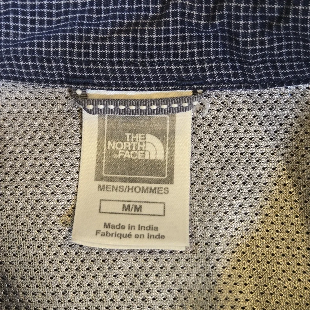 The North Face‎ Short Sleeve Collared Button Up Outdoor Shirt Medium Mens Blue